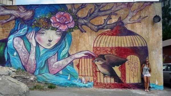 ロシアの格好良すぎるストリートアート