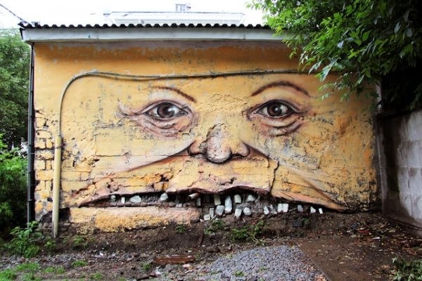 ロシアの格好良すぎるストリートアート