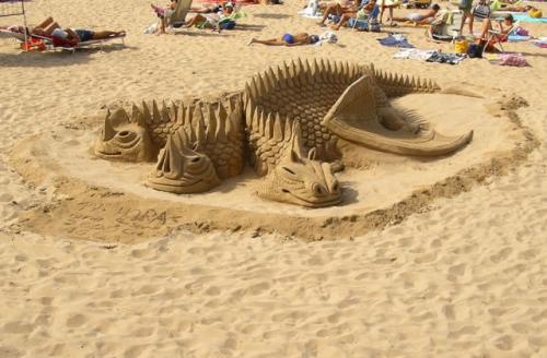 砂で作られたとは思えない驚きの砂アート作品