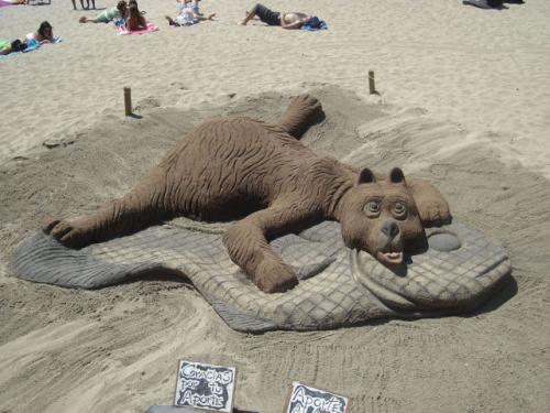 砂で作られたとは思えない驚きの砂アート作品